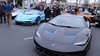 INSANE EXOTICS (Special Edition, Edition) Lamborghini Newport Beach 2019 show kick off!