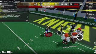 I lost a match in the worst way possible in Roblox Ultimate Football