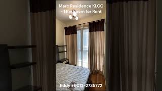 Marc Residence KLCC - 1 Bedroom for Rent #property #realestate #klcc