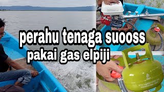 Proses Cara Merubah Bahan Bakar Bensin Ke Gas Elpiji,Modifikasi BBM irit // perahu nelayan WGM