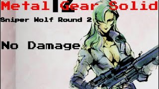 Metal Gear Solid How To Take No Damage against Sniper Wolf Round 2 Hard/Extreme (Master collection)