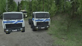 SpinTires Карта "Forest Park"