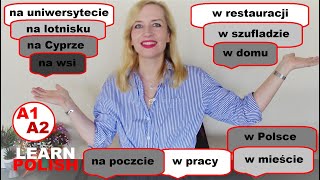 LEARN POLISH (A1/A2): W czy NA? (IN or ON?)/ ENGLISH SUBTITLES