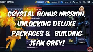 Unlocking 2 Deluxe Packages and Building Jean Grey!