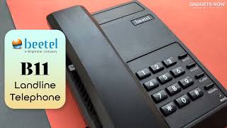 Beetel B11 Corded Landline Phone|Ringer Volume Control|LED for Ring Indication