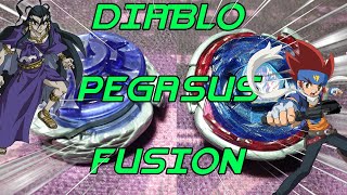 PEGASUS DIABLO FUSION - Bigbang Pegasus Extreme Drive - You suggest it I test it! #beyblade