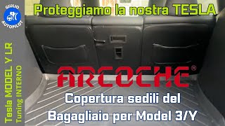 ARCOCHE -  Coperture protezione Sedili posteriori per TESLA Model 3/Y.