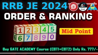 Order and Ranking | Mid Point | Reasoning #rrbje #rrbjerecruitment  #rrbjenotification