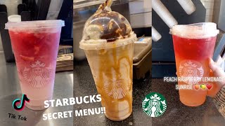 STARBUCKS RECIPE TIKTOK COMPILATION (SECRET MENU!)