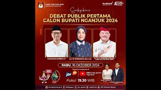 DEBAT PUBLIK PERTAMA CALON BUPATI NGANJUK TAHUN 2024