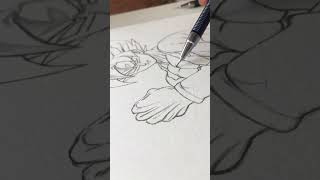 Goku easy drawing #shorts #goku #drawing