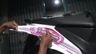 PASANG LIST STRIPING PAKAI AIR  (HASILNYA BAGUSSSS)