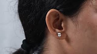 Old Mine cushion Cut Stud Earrings @ourosjewels