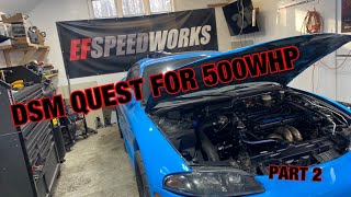 DSM QUEST FOR 500WHP PART 2... HOLSET HX35 E85 COMBO! (ECLIPSE GST)