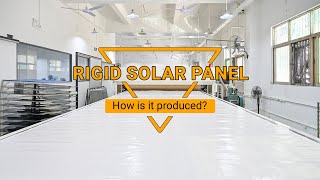 How are solar glass panels produced