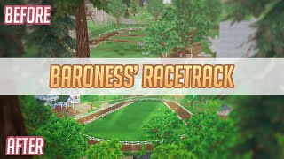 The updated racetrack! 🏇 | Before & After