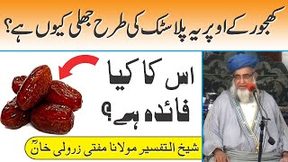 The benefit of the Date membrane by Mufti Zarwali khan || @IslamicUrdu