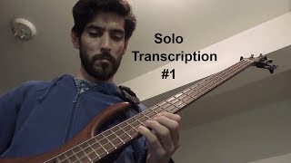 Lee Morgan's Ceora solo on bass- Douglas Piña