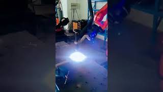 Robot Tig welding for rectangular tube #robot #welding