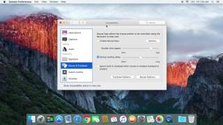 Three finger drag and Select on MAC OS X El Capitan