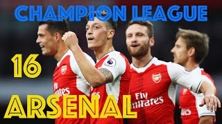 Arsenal | All Goals in Champions League 2016/17 | Road to Round of 16