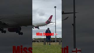 Virgin Atlantic Airbus Landing -JFK TO LHR #shorts