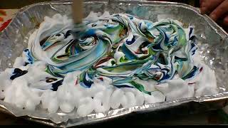 S.T.R.E.A.M.: Shaving Cream Marble Art