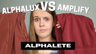 ALPHALETE Alphalux VS Amplify | Honest Legging Review