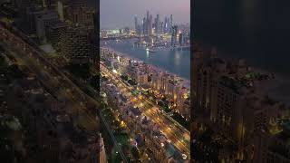 NIGHT VIEW OF THE PALM |PALM JUMEIRAH ISLAND