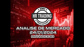 HR Trading Analise de mercado mini índice b3 24/01/2024