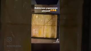 Bayram baklavasız olmaz iyi bayramlar #shortvideo #pratiktarifler #viralvideo #keşfetedüş #baklava