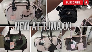 NEW VIRAL JUICY COUTURE HANDBAGS AT TJMAXX ! TJMAXX SHOP WITH ME  AFFORDABLE HAND BAGS #shopping