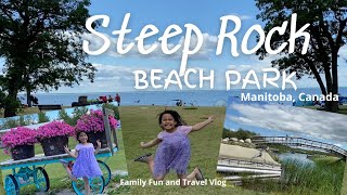 🇵🇭🇨🇦Canada Vlog: Steep Rock Part 1- Steep Rock Beach Park | Swimming on Lake Manitoba, Canada