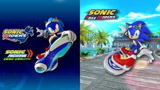 Sonic Riders Series Voice Comparison