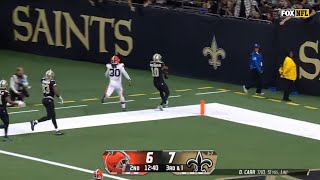 Carr To Valdez-Scantling For A 79-yd TD - BROWNS vs SAINTS - 2024-25 NFL SEASON WEEK 11