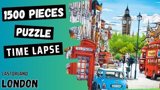 Solving London 1500 Pieces Puzzle | Castorland Puzzle