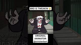 ORIGINAL ANIMATOR: @sinisterbart FULL VIDEO ON MY CHANNEL‼️‼️ #anime #jjk #gojo #jujutsukaisen