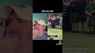 MADE YOU LOOK #funny #golf #viral #youtubeshorts