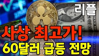 [리플] 새로운 사상 최고가 펼친다!! 저점 매수 기회!!