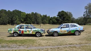 For sale: Two unique art cars