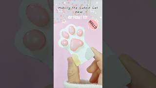 😸Adorable Pink CAT Paw Toy DIY🐾 #shorts #adorable #fidgettoys #toys #cat #fidgetoy #cutegiftideas