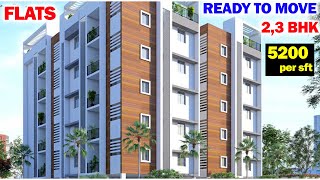 BRAND NEW 2,3 BHK FLATS FOR SALE IN KOMPALLY, SECUNDRABAD || READY TO MOVE ||