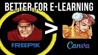 Why Freepik.com is Better than Canva for eLearning