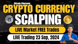 Telugu Crypto Live Trading 23Sep, 2024 #bitcoin #ethereum #cryptocurrency