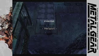 Metal Gear Solid 1 PS5 4K - Part 2 - Heliport