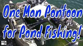 9ft Classic Accessories Colorado Pontoon Boat Setup Great Pond Hopper for Bass Fishing