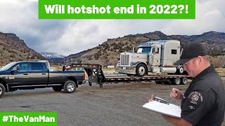 Will hotshot end in 2022?! Are hotshots being targeted by DOT?!