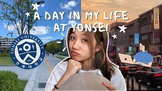 [Y-vlogs] A Day in My Life at Yonsei University ONLINE (Living off-campus, Cooking, Meeting friends)