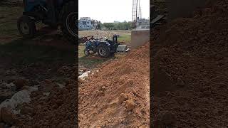 Arb tractor forklift at construction site