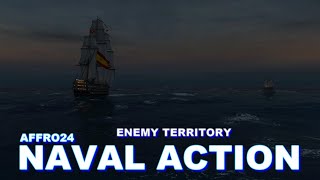 NAVAL ACTION [4k60fps] - Enemy Territory